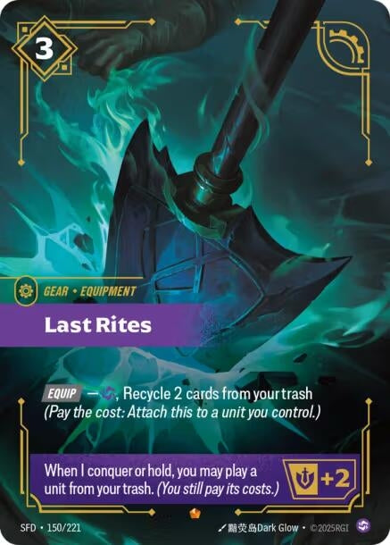 Image for Last Rites (150/221) (SPF) - Riftbound: League of Legends Trading Card Game