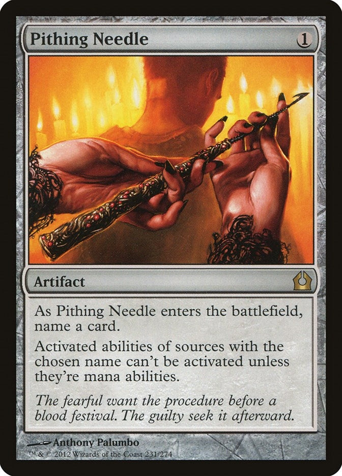 Image for Pithing Needle (231) (RTR) - Magic: The Gathering