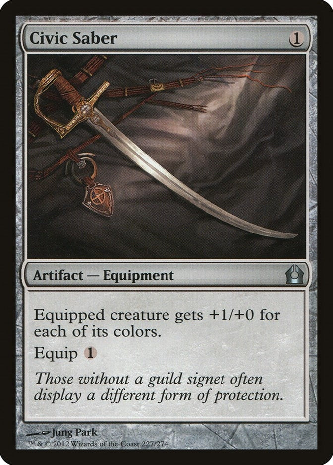 Image for Civic Saber (227) (RTR) - Magic: The Gathering