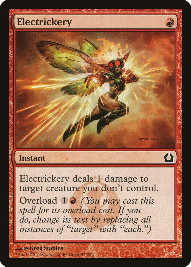 Image for Electrickery (93) (RTR) - Magic: The Gathering
