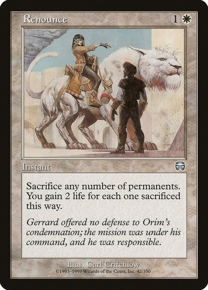Image for Renounce (42) - Magic: The Gathering