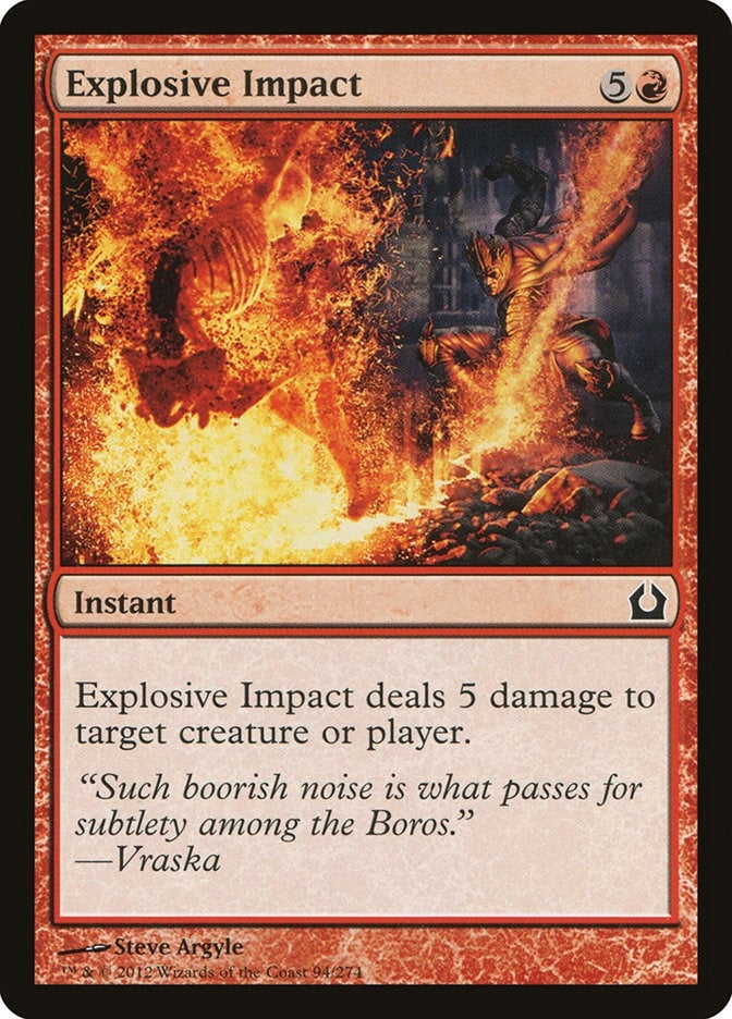 Image for Explosive Impact (94) (RTR) - Magic: The Gathering