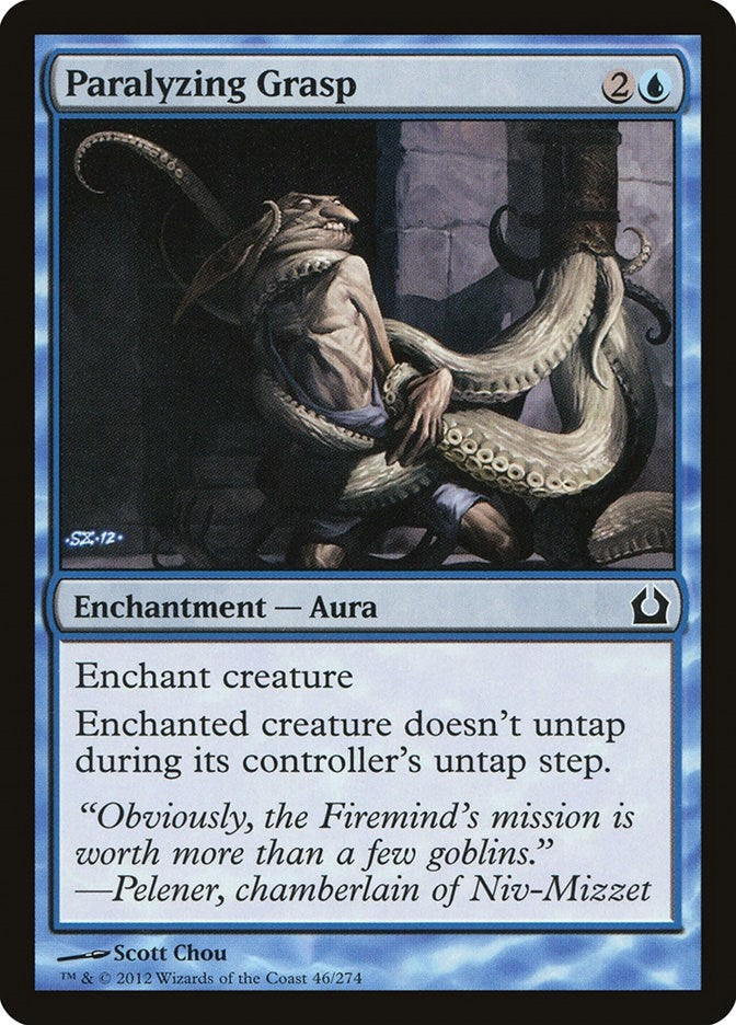 Image for Paralyzing Grasp (46) (RTR) - Magic: The Gathering