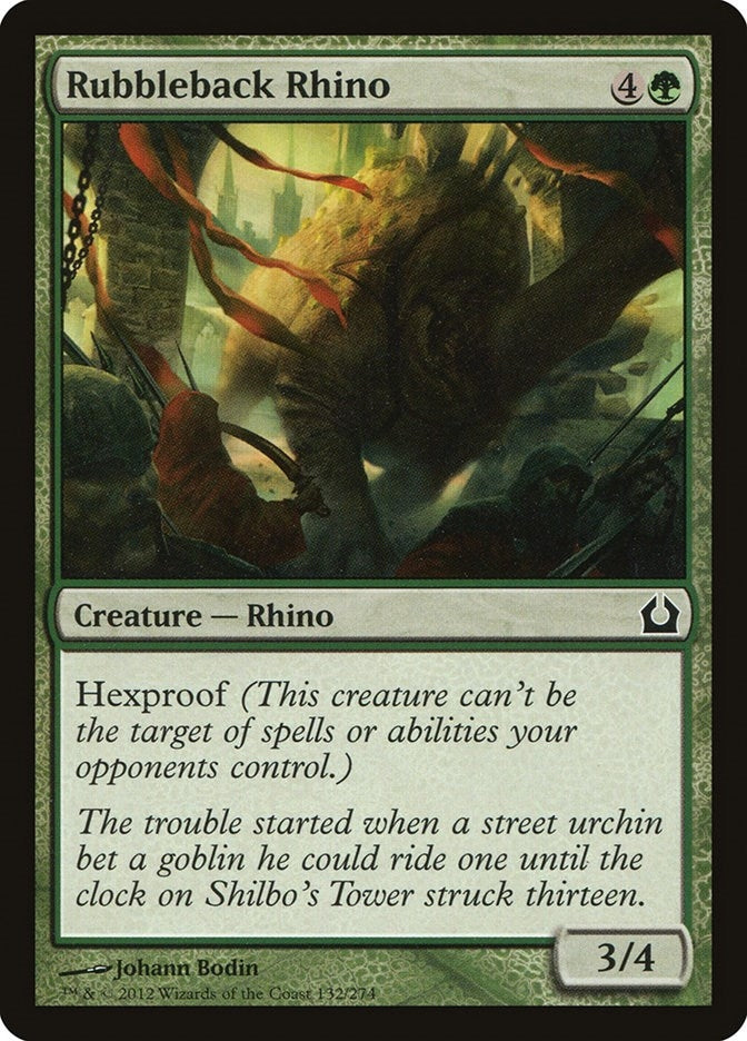 Image for Rubbleback Rhino (132) (RTR) - Magic: The Gathering