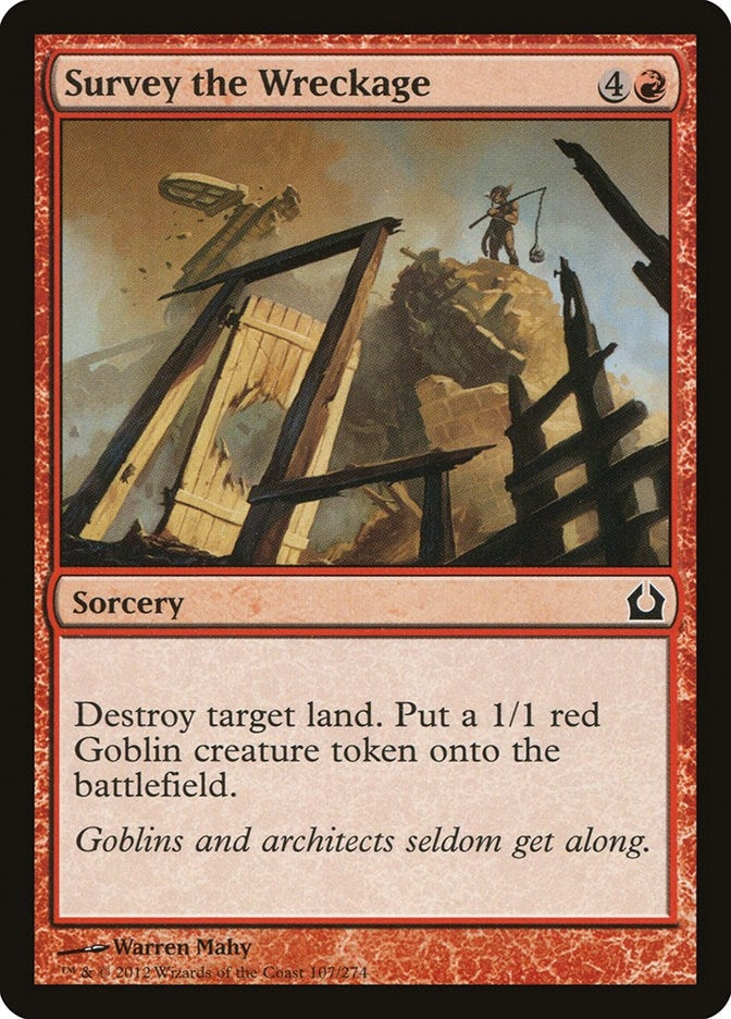 Image for Survey the Wreckage (107) (RTR) - Magic: The Gathering