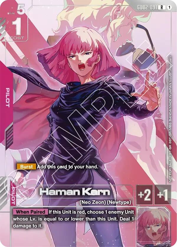 Image for Haman Karn (Newtype Challenge 2025 Mission 3) (GD02-091) (GCG-PR) - Gundam Card Game