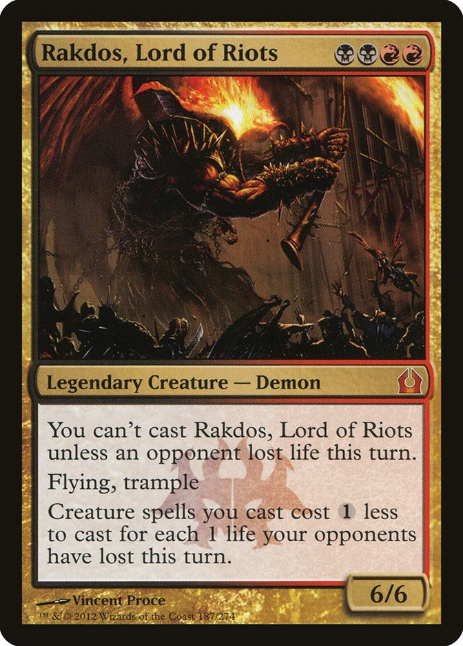 Image for Rakdos, Lord of Riots (187) - Magic: The Gathering