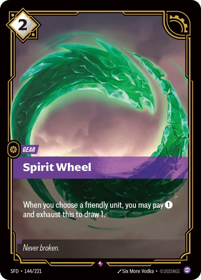 Image for Spirit Wheel (144/221) (SPF) - Riftbound: League of Legends Trading Card Game