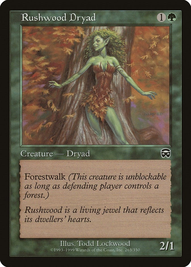 Image for Rushwood Dryad (263) - Magic: The Gathering