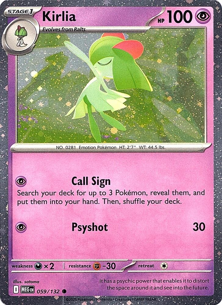 Kirlia (Cosmos Holo) (059/132) (MCAP)