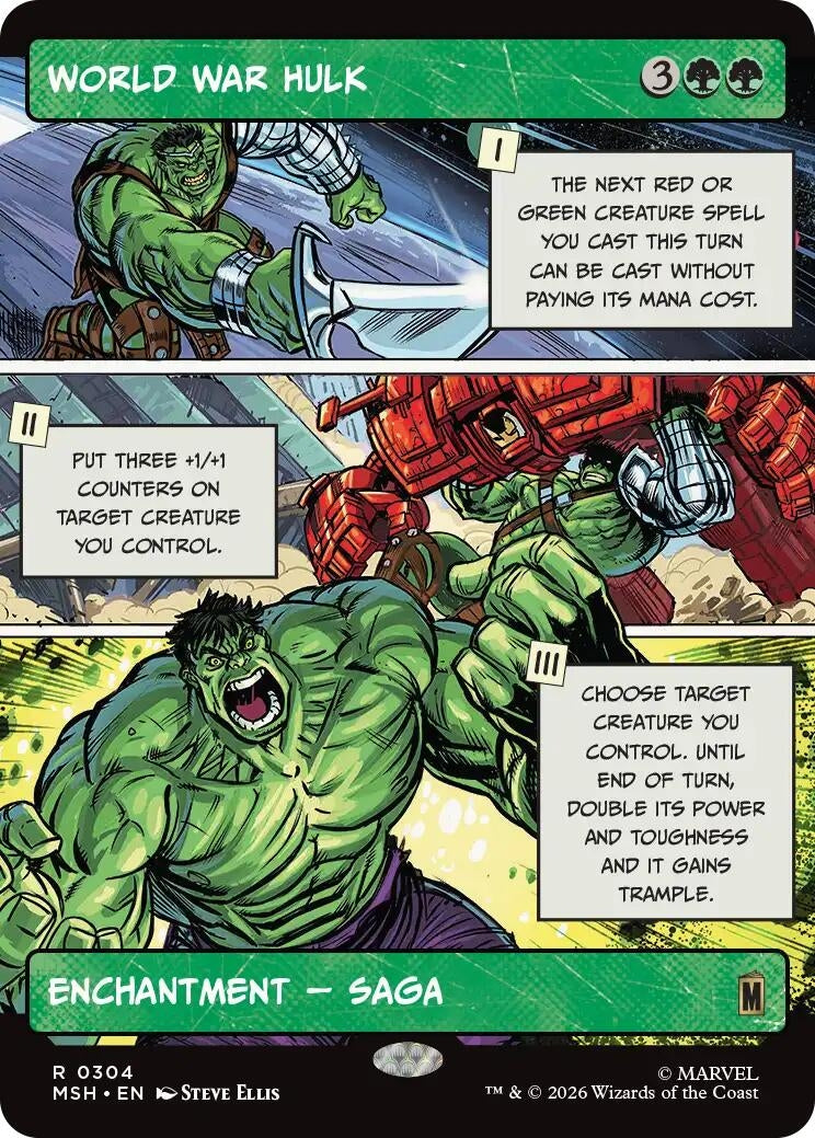 Image for World War Hulk (Borderless) (304) - Magic: The Gathering