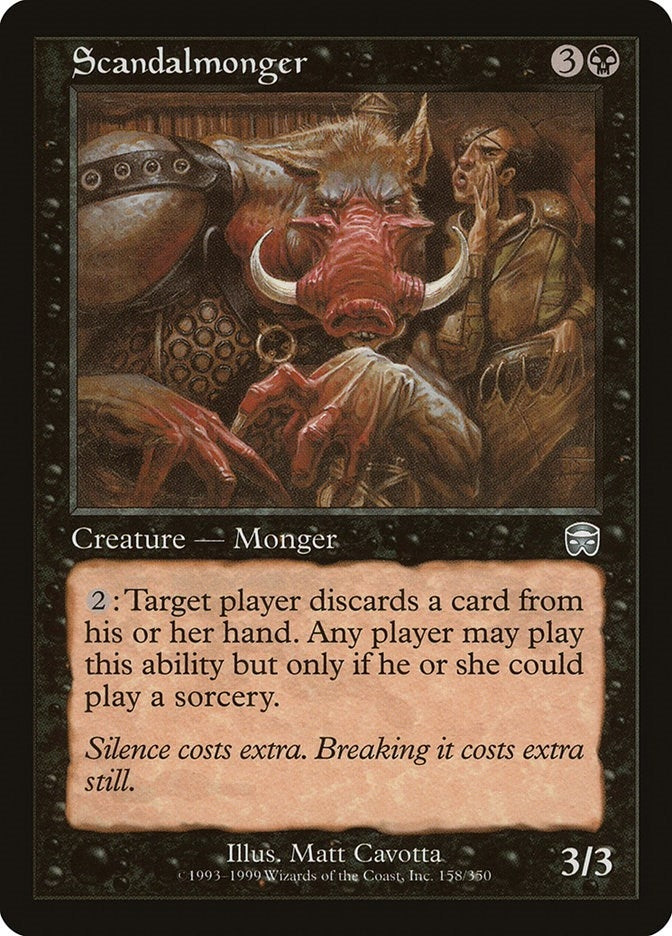 Image for Scandalmonger (158) - Magic: The Gathering