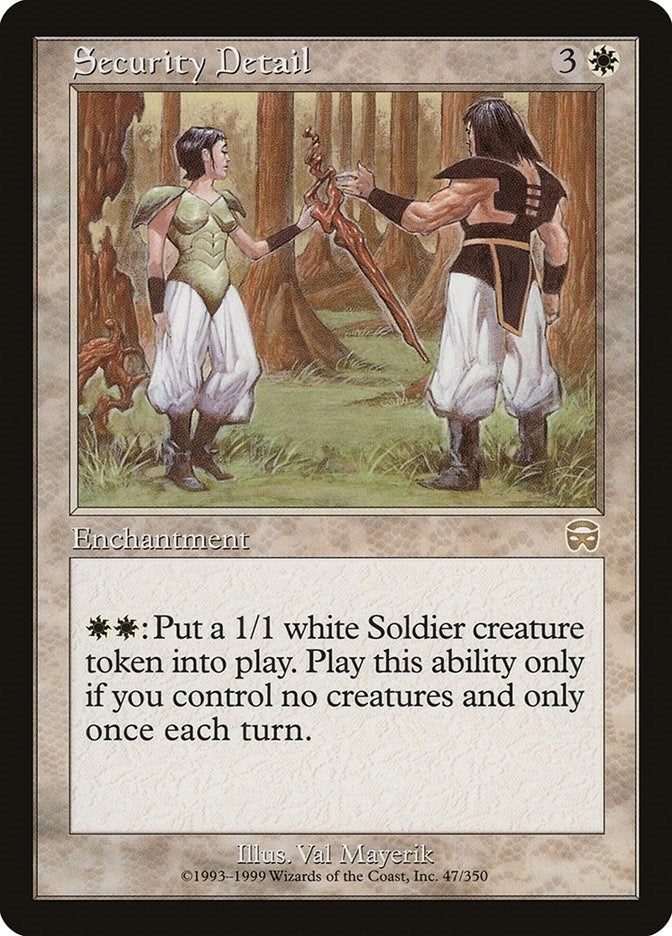 Image for Security Detail (47) - Magic: The Gathering