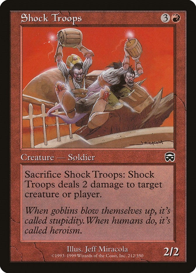 Image for Shock Troops (212) - Magic: The Gathering