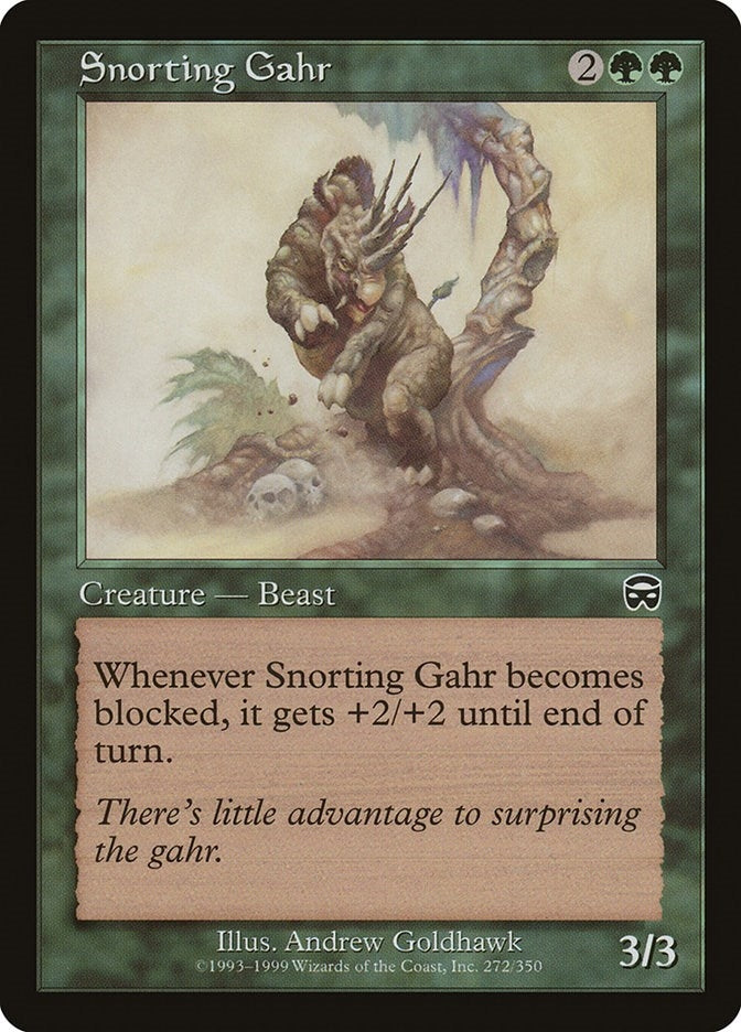 Image for Snorting Gahr (272) - Magic: The Gathering