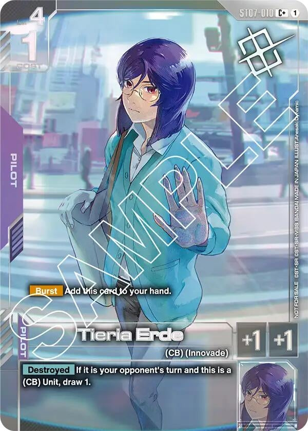 Image for Tieria Erde (Store Tournament Winner Pack 03) (ST07-010) (GCG-PR) - Gundam Card Game