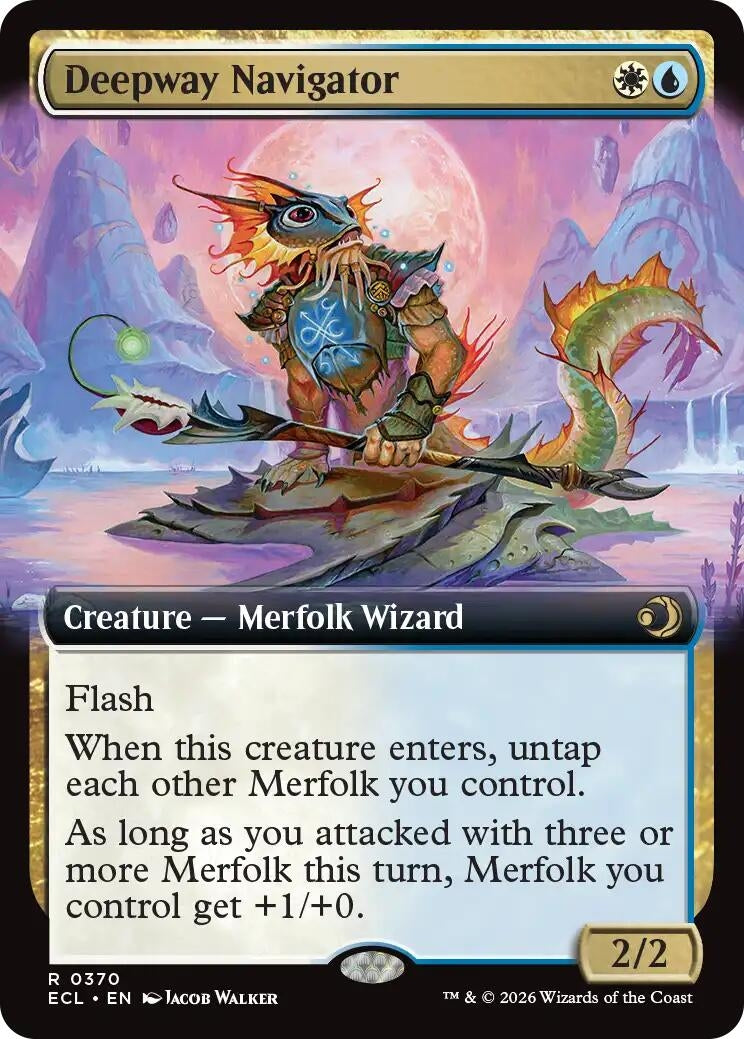 Image for Deepway Navigator (Extended Art) (370) (ECL) - Magic: The Gathering