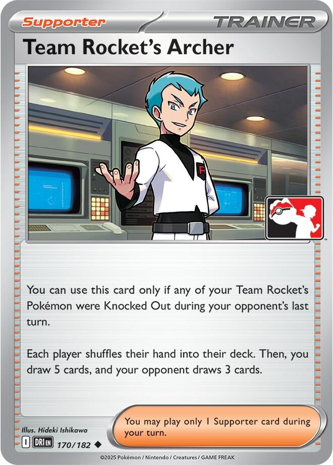 Image for Team Rocket's Archer (170/182) - Pokemon