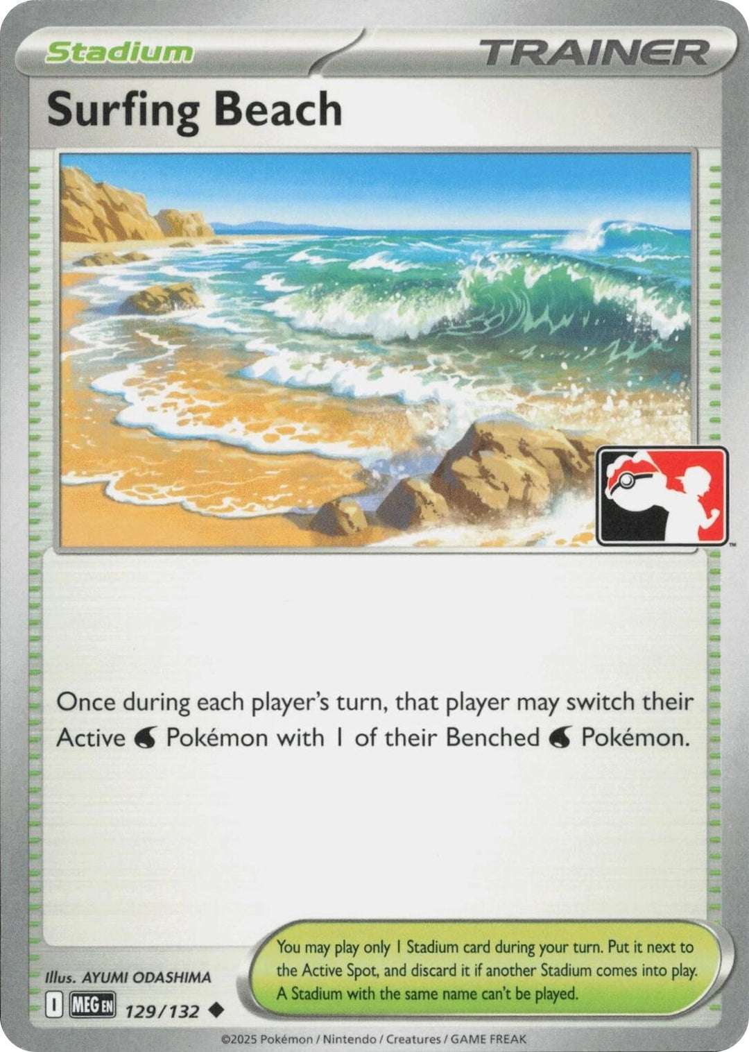 Image for Surfing Beach (129/132) - Pokemon