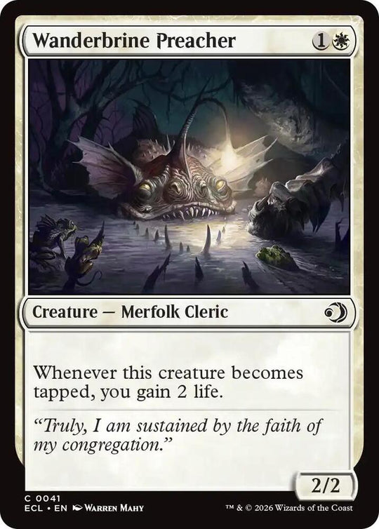 Image for Wanderbrine Preacher (41) - Magic: The Gathering