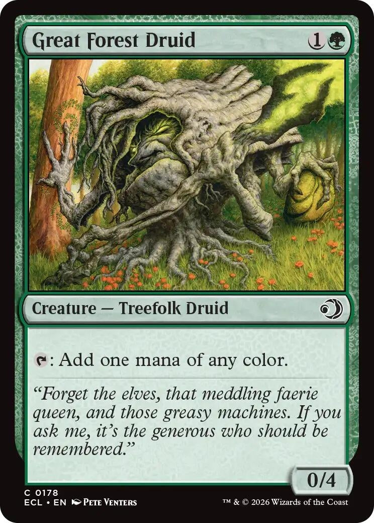 Image for Great Forest Druid (178) - Magic: The Gathering