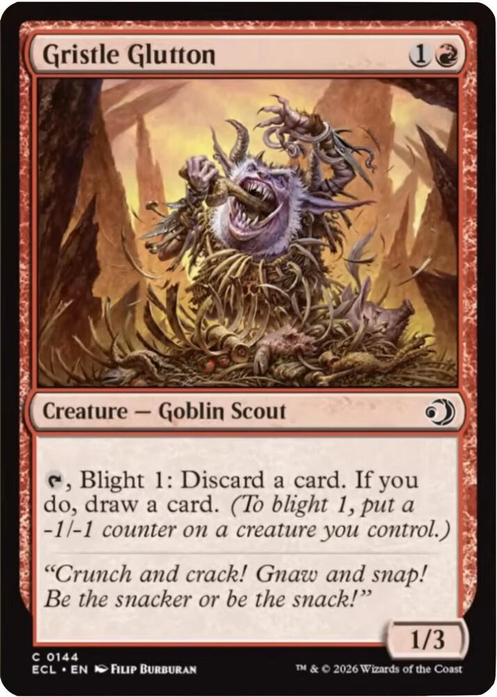Image for Gristle Glutton (144) - Magic: The Gathering