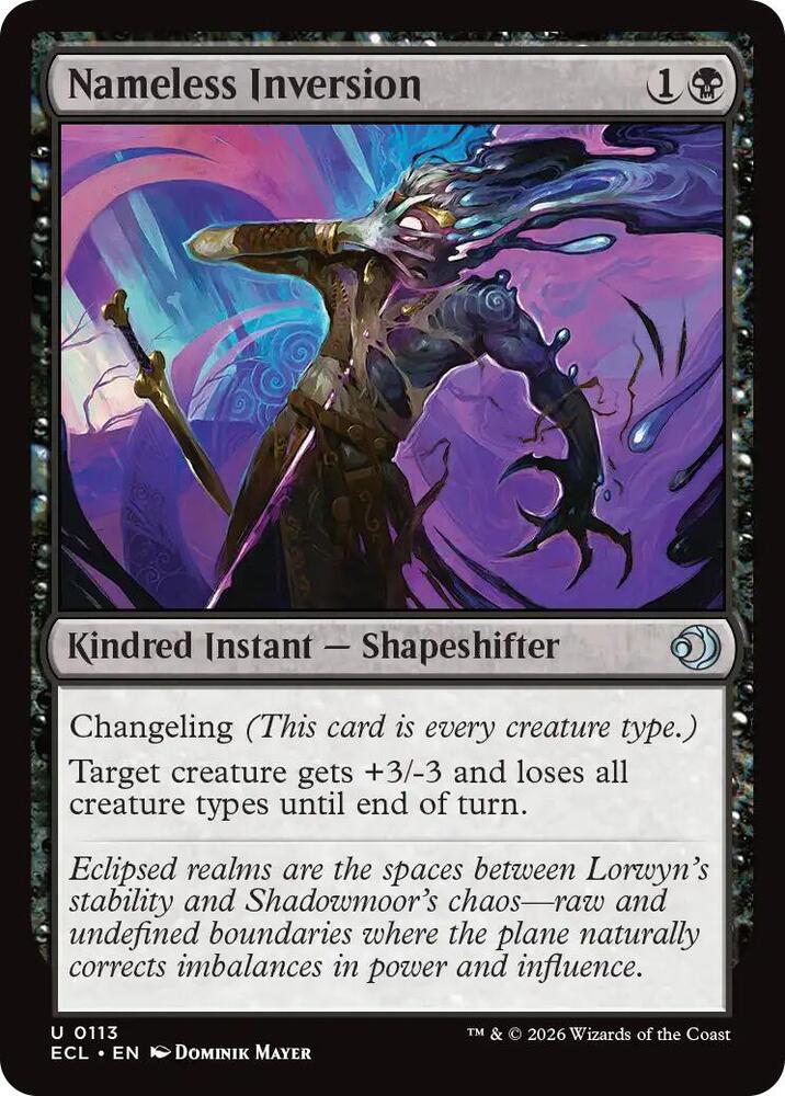 Image for Nameless Inversion (113) - Magic: The Gathering