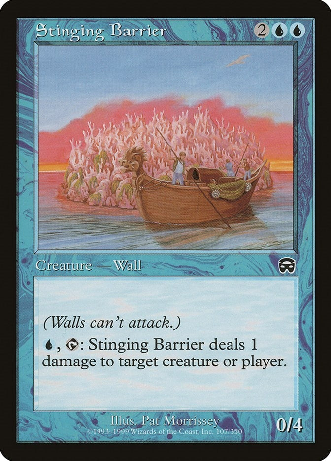 Image for Stinging Barrier (107) - Magic: The Gathering