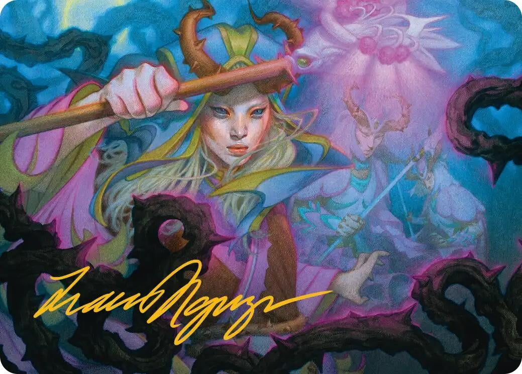 Image for Stoic Grove-Guide Art Card (Gold-Stamped Signature) (25) (ASECL) - Magic: The Gathering