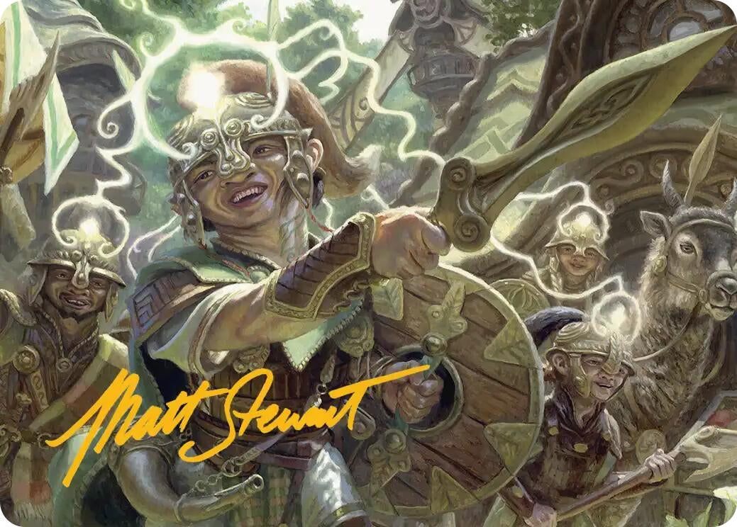 Image for Thoughtweft Lieutenant Art Card (Gold-Stamped Signature) (26) (ASECL) - Magic: The Gathering