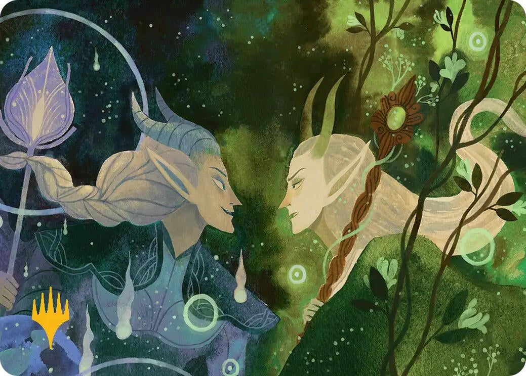 Image for Trystan's Command Art Card (Gold-Stamped Planeswalker Symbol) (45) - Magic: The Gathering