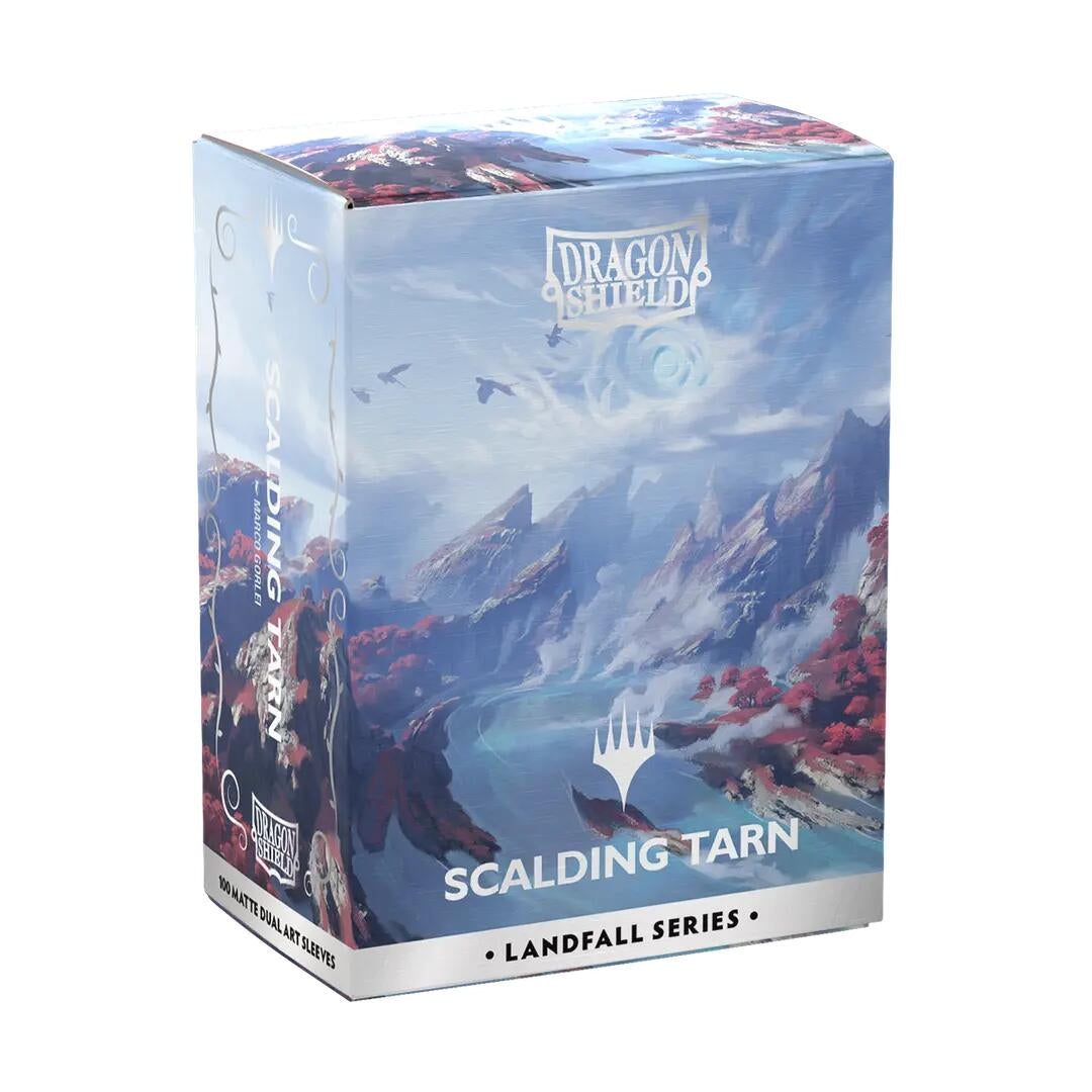 Image for Dragon Shield Landfall Series Dual Matte: Standard Art Sleeves - Scalding Tarn (100-Pack) - Card Sleeves