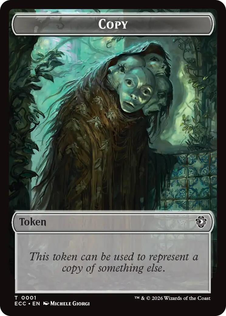 Image for Copy // Plant Double-Sided Token (1 // 5) (ECC) - Magic: The Gathering