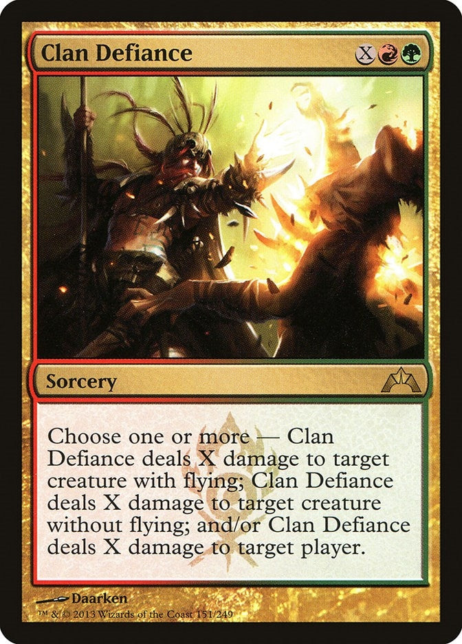 Image for Clan Defiance (151) (GTC) - Magic: The Gathering