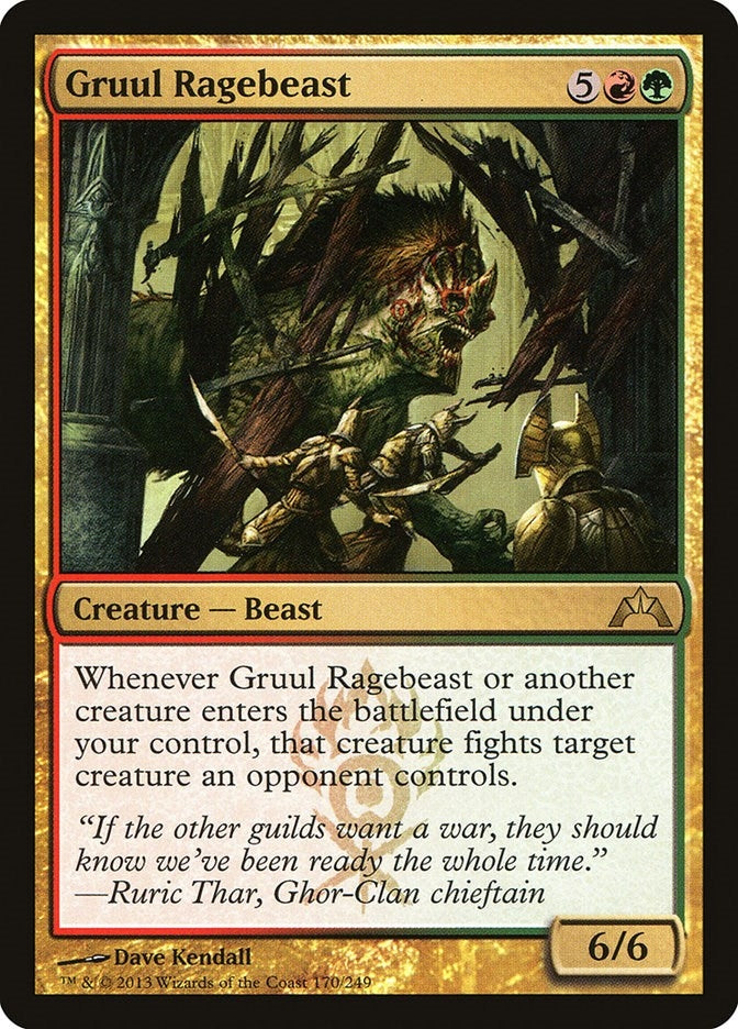 Image for Gruul Ragebeast (170) (GTC) - Magic: The Gathering