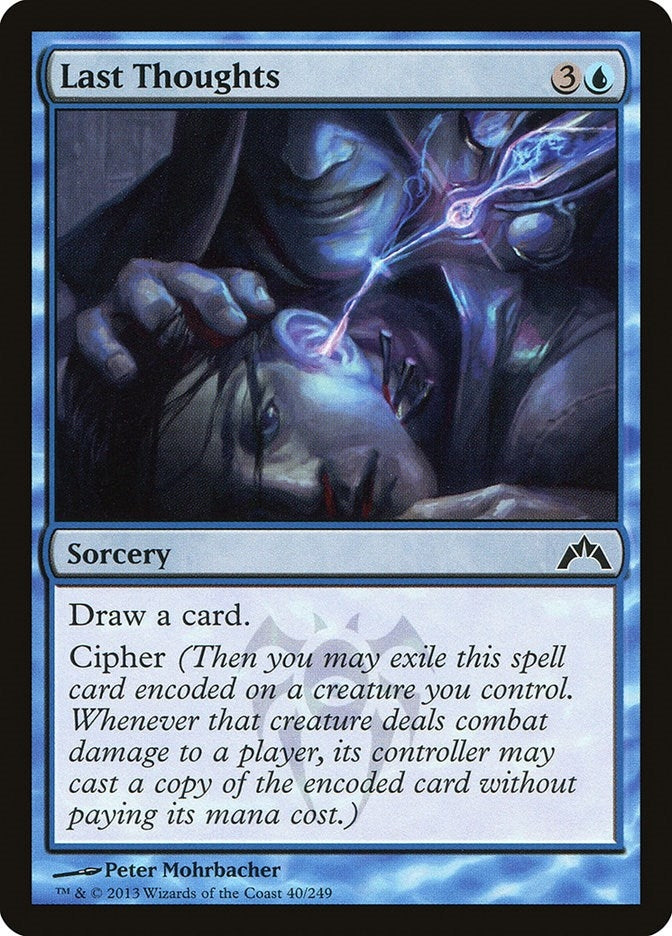 Image for Last Thoughts (40) (GTC) - Magic: The Gathering