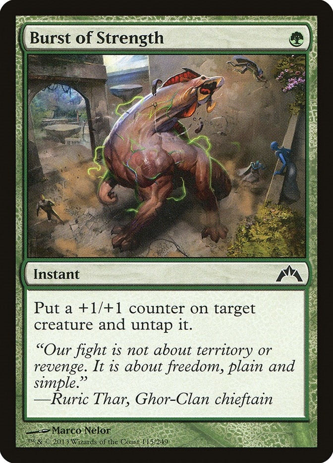 Image for Burst of Strength (115) (GTC) - Magic: The Gathering