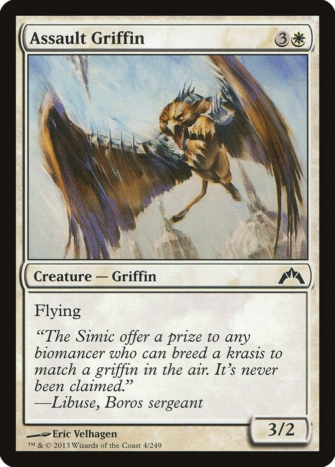 Image for Assault Griffin (4) (GTC) - Magic: The Gathering