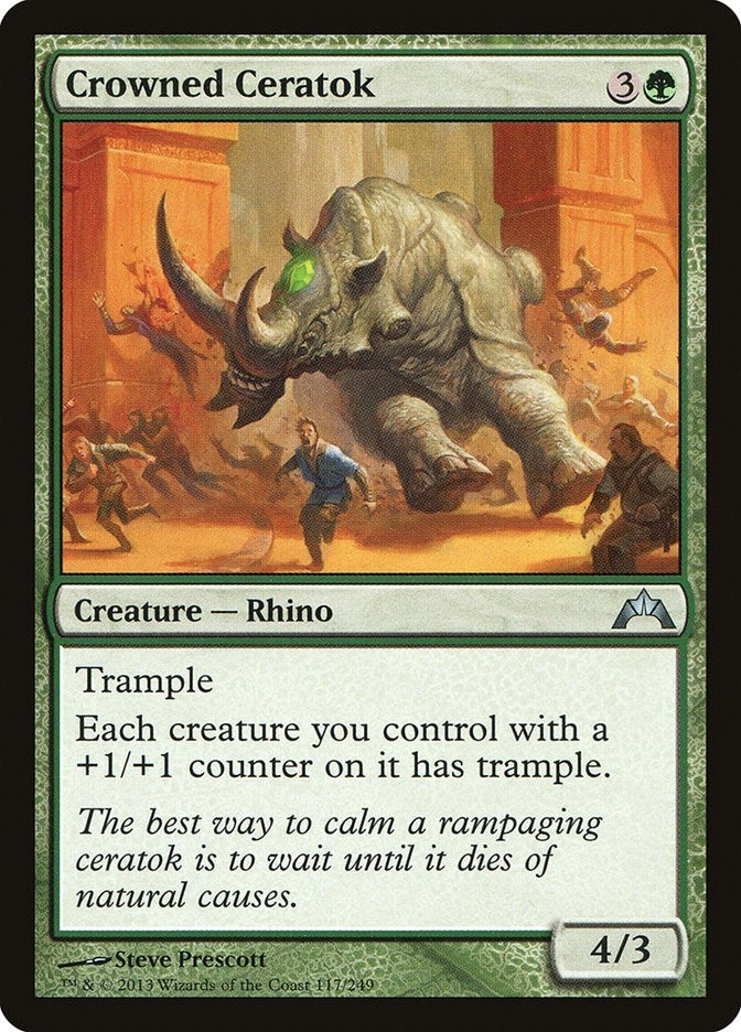 Image for Crowned Ceratok (117) (GTC) - Magic: The Gathering