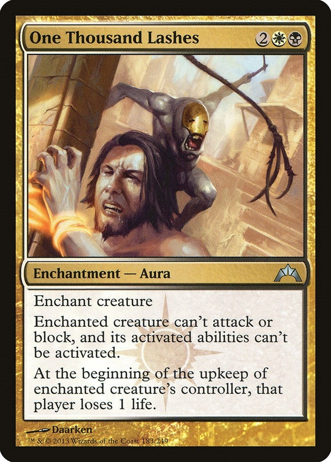 Image for One Thousand Lashes (183) - Magic: The Gathering