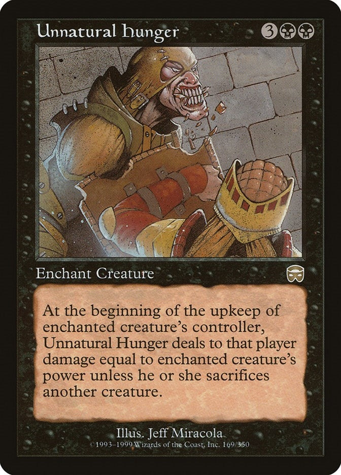 Image for Unnatural Hunger (169) - Magic: The Gathering