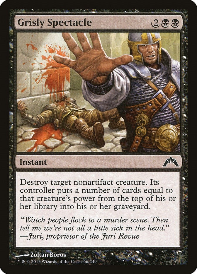 Image for Grisly Spectacle (66) (GTC) - Magic: The Gathering