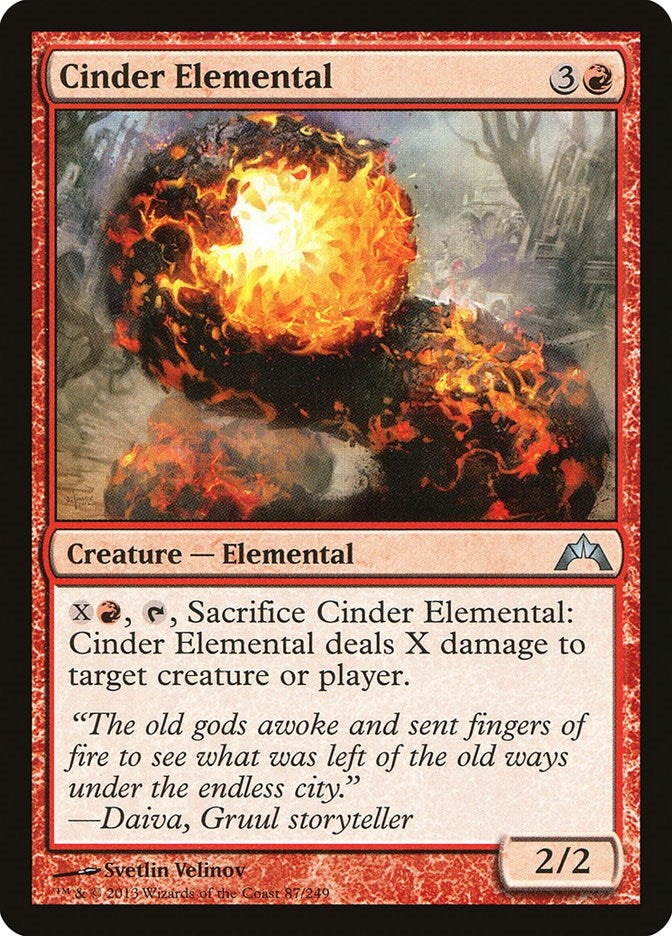 Image for Cinder Elemental (87) - Magic: The Gathering