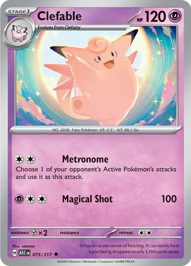 Image for Clefable (075/217) (ASC) - Pokemon