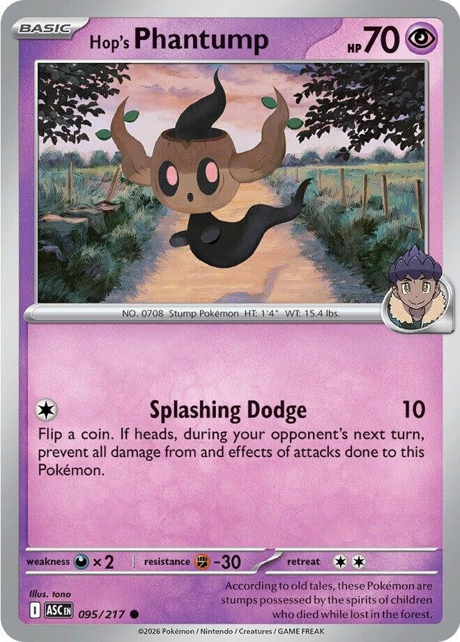 Image for Hop's Phantump (095/217) (ASC) - Pokemon