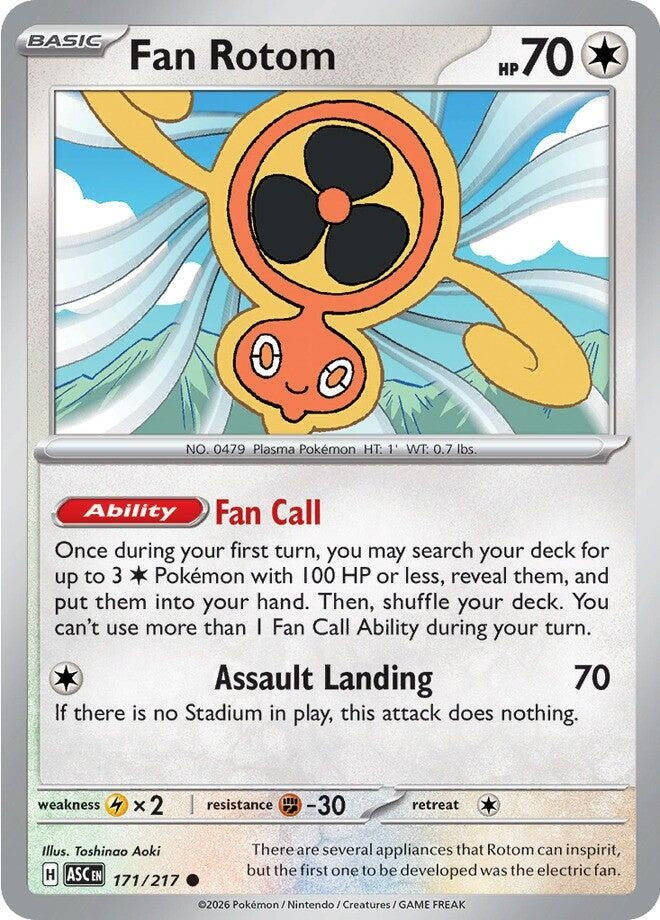 Image for Fan Rotom (171/217) (ASC) - Pokemon