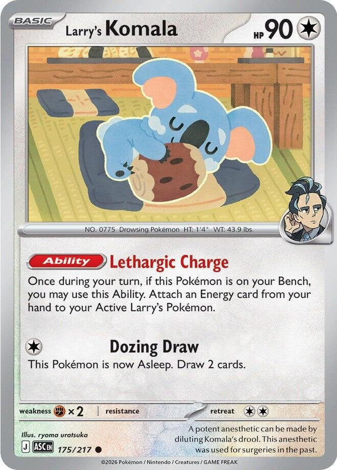 Image for Larry's Komala (175/217) (ASC) - Pokemon