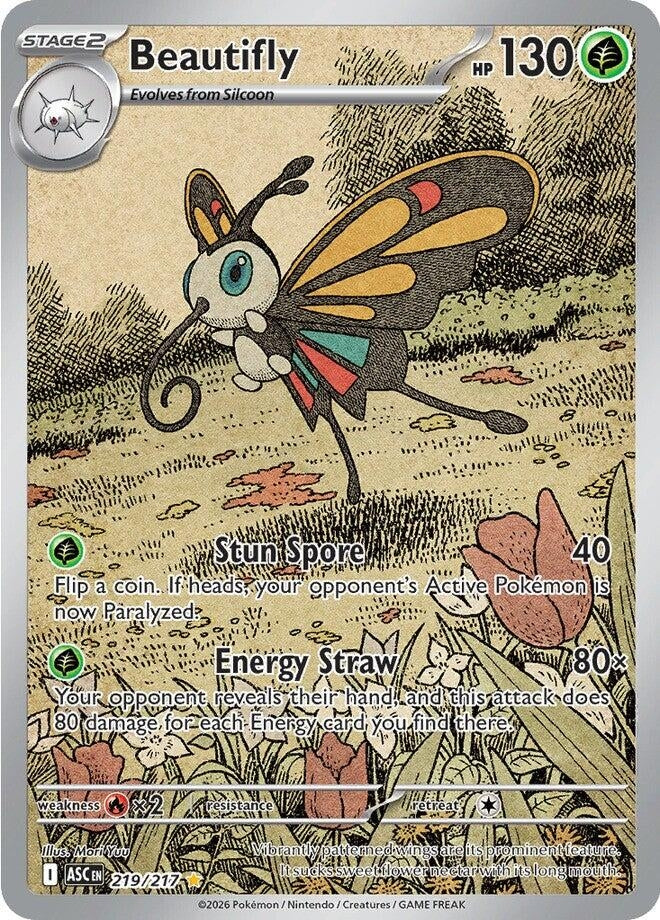 Image for Beautifly (219/217) (ASC) - Pokemon