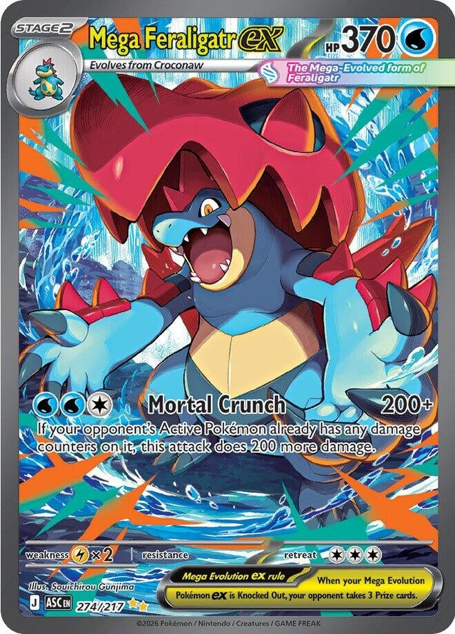 Image for Mega Feraligatr ex (274/217) (ASC) - Pokemon