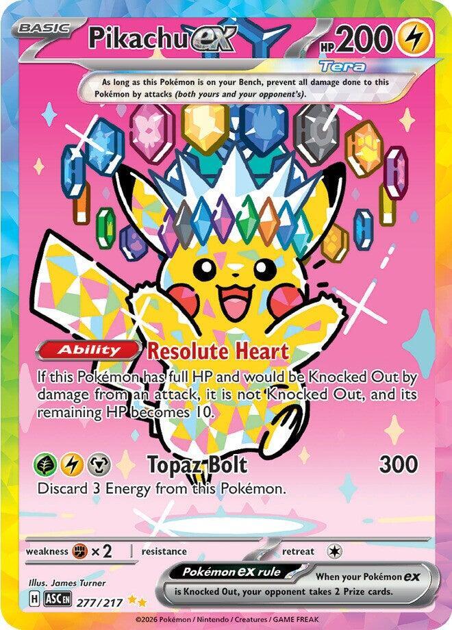 Image for Pikachu ex (277/217) (ASC) - Pokemon